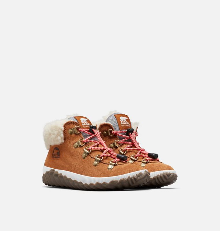 Kids Booties Brown - Sorel Youth Out N About™ Conquest - 267-PZNRYV